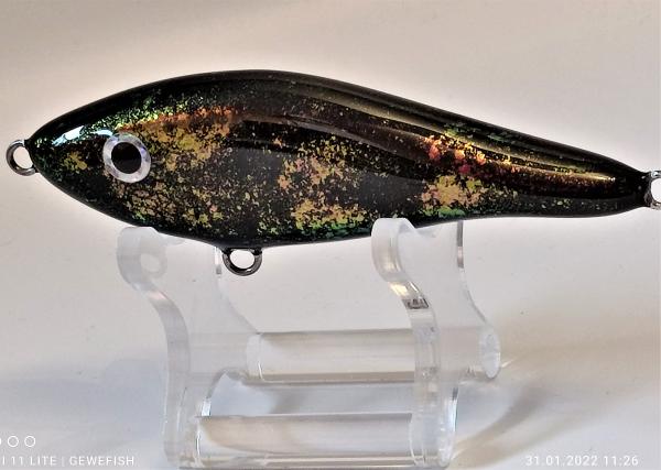 Gewefish,-M. 16cm ,S,Holz- Jerk-Aurora Borealis #3